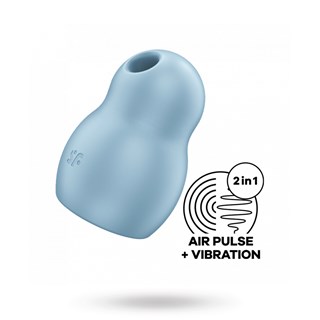 Satisfyer Pro To Go 1 Lufttrycksvibrator - Blå