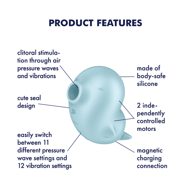 Satisfyer Sassy Seal Air Pulse Vibrator