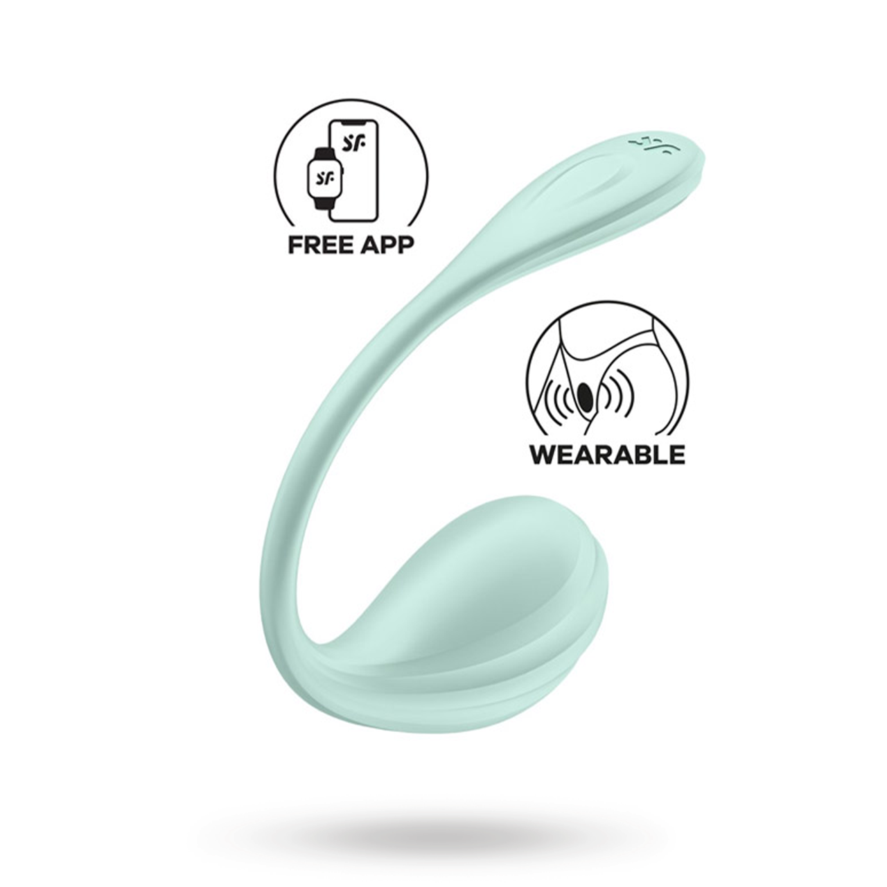Satisfyer Satisfyer Smooth Petal App Vibrator Mint