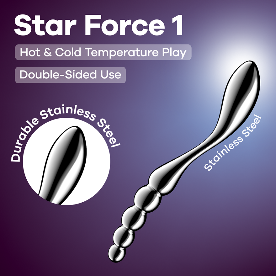 Satisfyer Star Force 1 | SEXLEKSAKER - MEST FÖR HENNE - Dildos & Dongar - Metall Dildos | Intimast