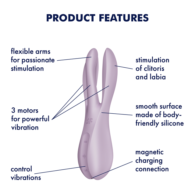 SATISFYER THREESOME 2 - VIOLET