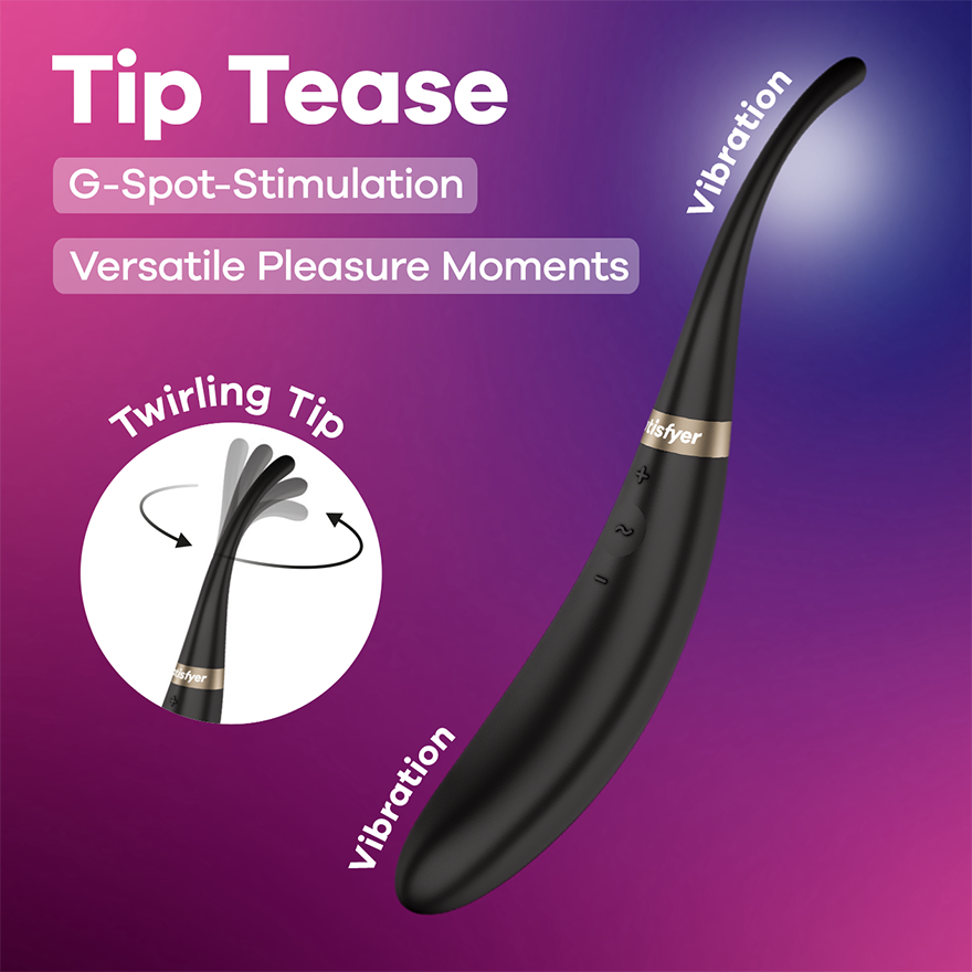 Satisfyer Tip Tease Black