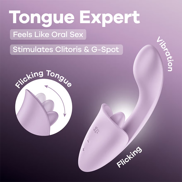 Satisfyer Tongue Expert Clitoral & G-Spot Stimulator
