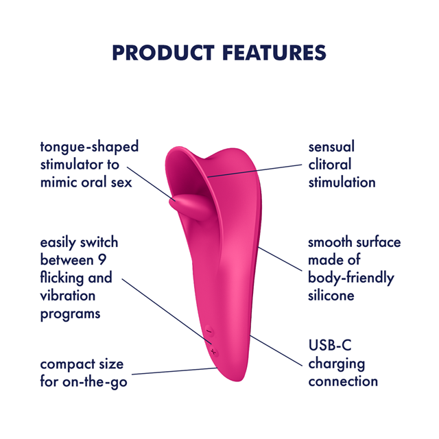 Satisfyer Tongue Master Flicking Clitoral Stimulator