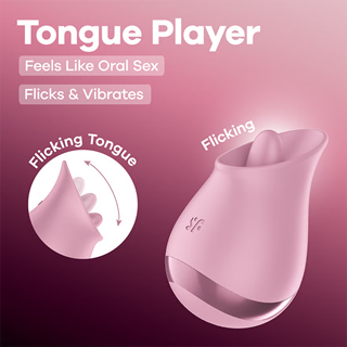 Satisfyer Tongue Player Flicking Clitoral Stimulator