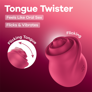Satisfyer Tongue Twister Flicking Tongue Vibrator