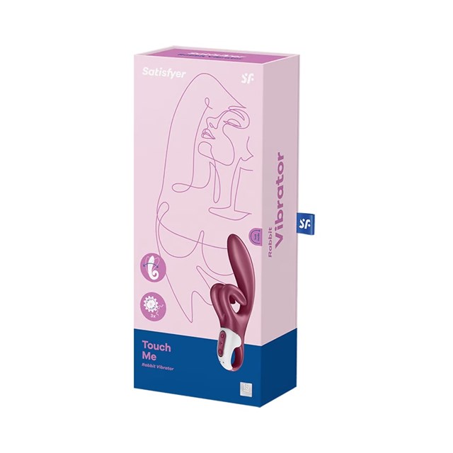 SATISFYER TOUCH ME RABBITVIBRATOR - RÖD