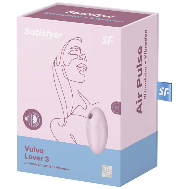 VULVA LOVER 3 LUFTTRYCKSVIBRATOR ROSA