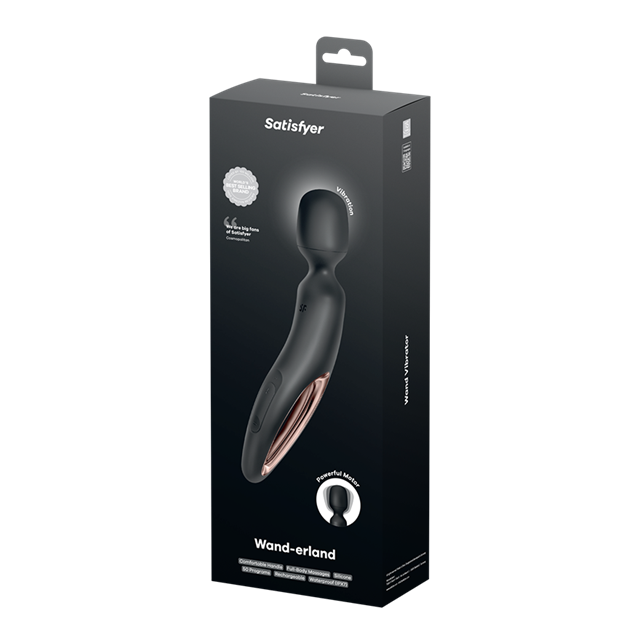 Satisfyer Wand-Erland Black/Rosegold
