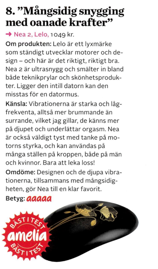 Nea 2 Uppladdningsbar klitorisvibrator