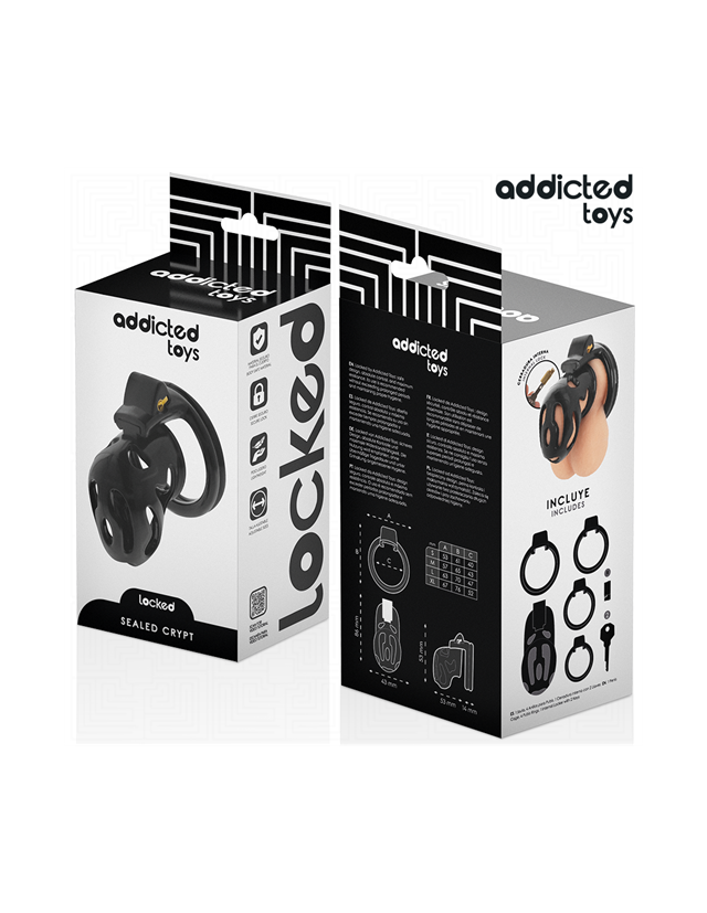 Sealed Crypt Penis Cage 8 cm