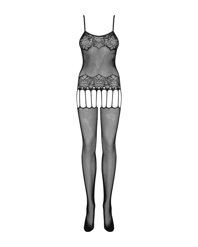 F235 - SVART BODYSTOCKING