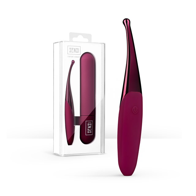 Senzi Pinpoint Vibrator - Djup Rosa/Lila