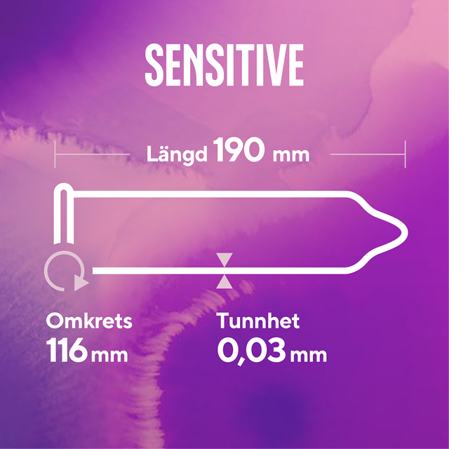 Sensitive - Latexfri Kondom 6-pack