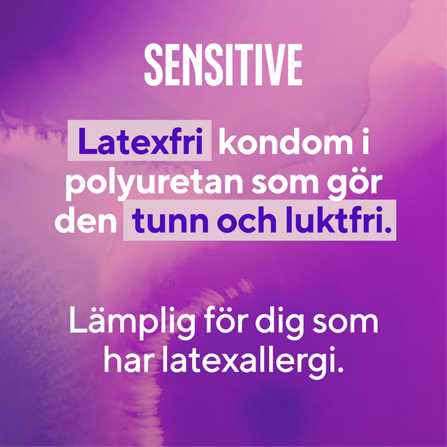 Sensitive - Latexfri Kondom 6-pack