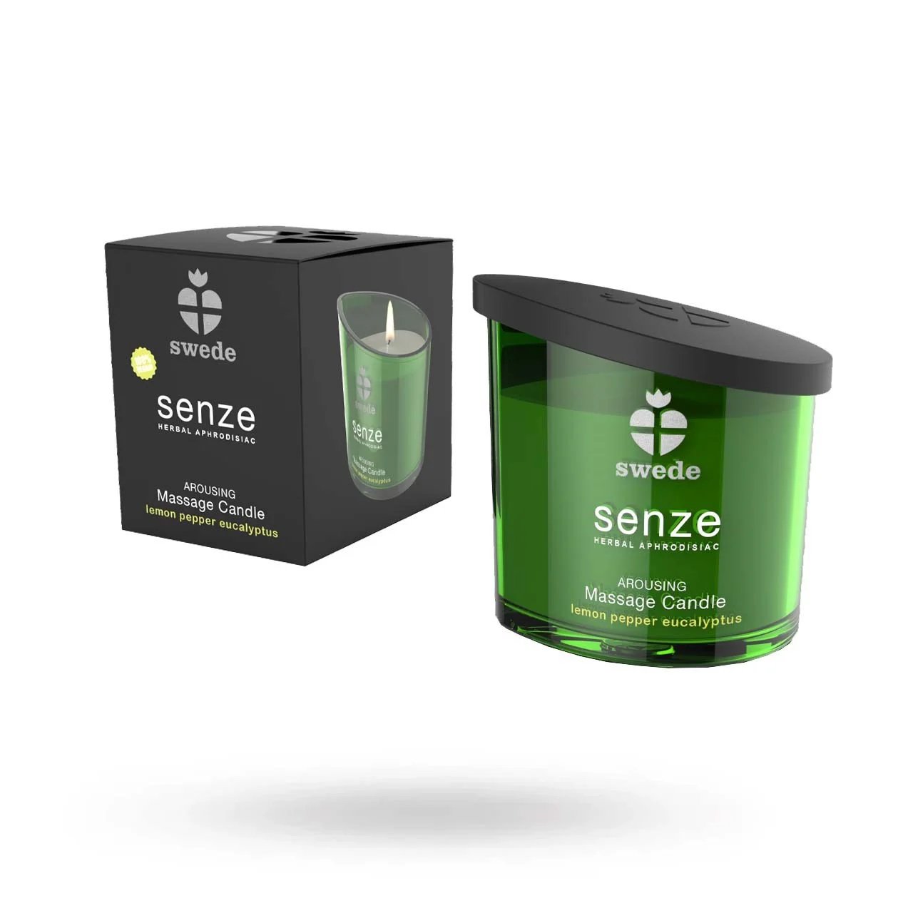SENZE AROUSING MASSAGELJUS - LEMON PEPPER EUCALYPTUS 50 ml - 2a sortering