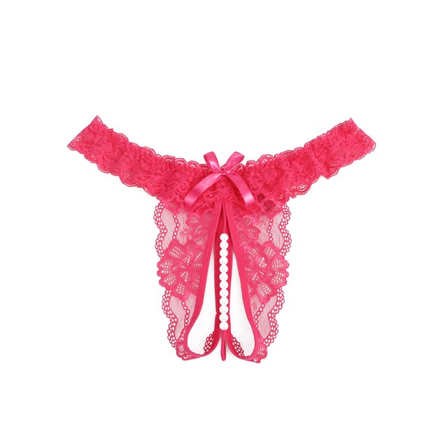 Sexy Lace Pearl Panty Rose