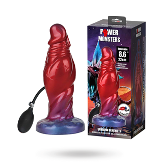 Shadow Behemoth Rippled Monster Silicone Dildo 22 Cm