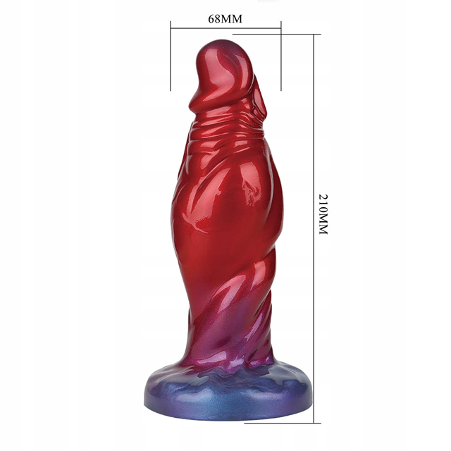 Shadow Behemoth Rippled Monster Silicone Dildo 22 cm