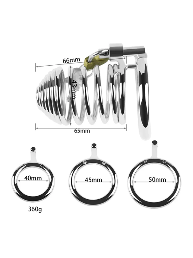 B-Series Short Metal Penis Cock Cage