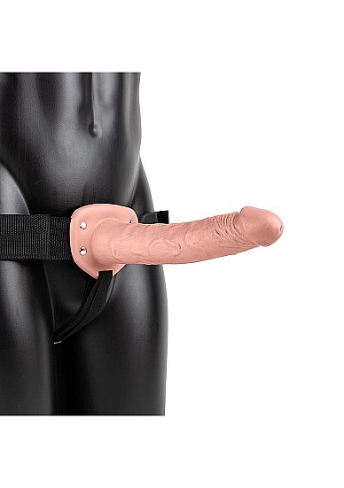 Hollow Strap-on without Balls 24,5 cm - vit