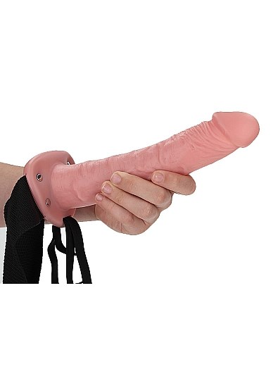 Hollow Strap-on without Balls 24,5 cm - vit