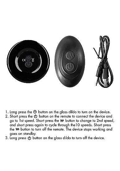 Globy - Glass Vibrator with Suction Cup