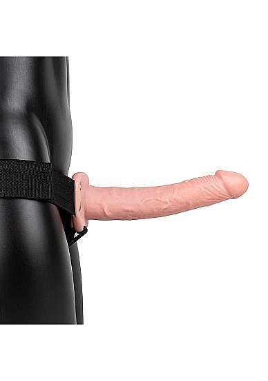 Hollow Strap-on without Balls 24,5 cm - vit