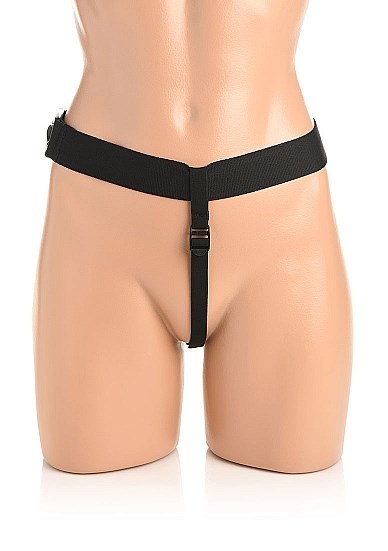 Bum-Tastic 28X Silicone Anal Plug with Harness & Remote Control