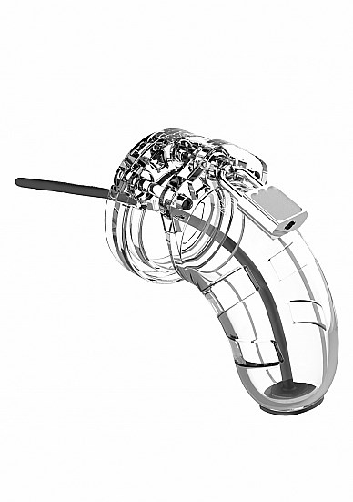 Model 15 Chastity Cage with Urethral Dialator - 9 cm