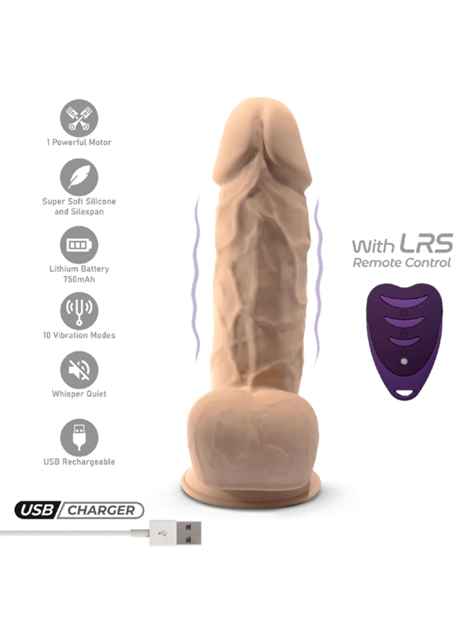 Silex-D Vibrating Dildo 21,5 cm