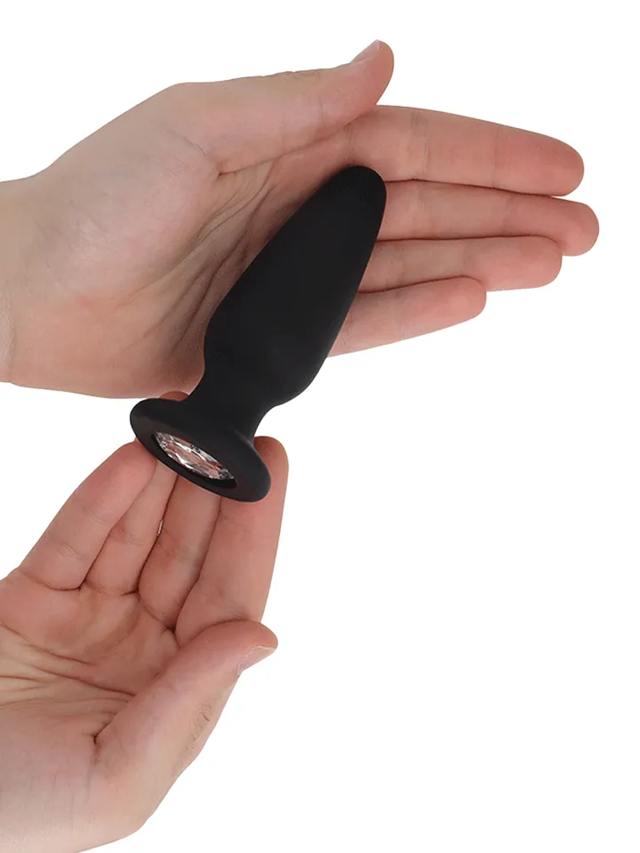 Silicone Anal Plug With Jewel 10,4 cm