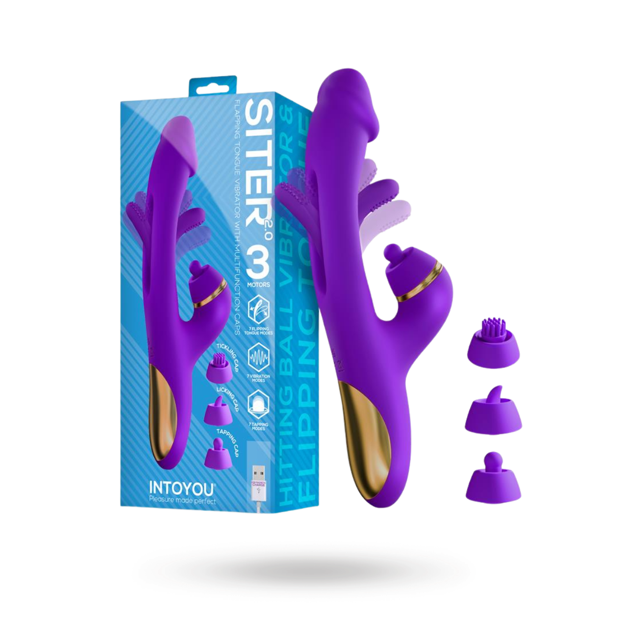 Siter 2.0 Flapping Tongue With Hitting Ball Vibrator