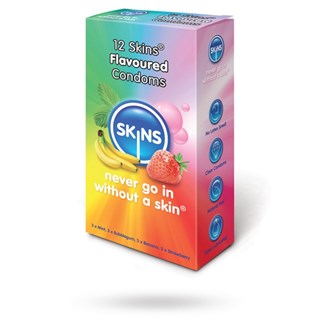 Mix Pack Med Smaksatta Kondomer - 12 Pack