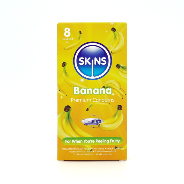 Kondomer med Banansmak 8-pack