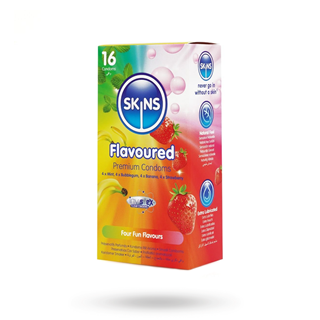 Mix Pack Med Smaksatta Kondomer - 16 Pack