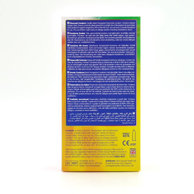 Mix Pack med Smaksatta Kondomer - 16 pack