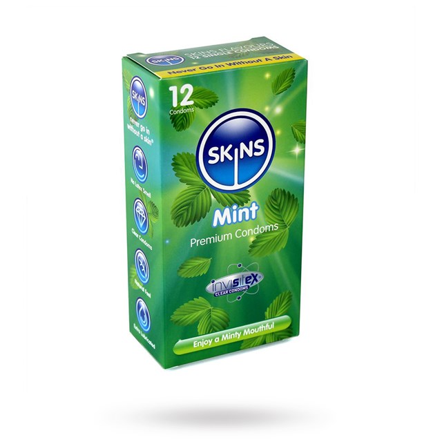 Kondomer Med Mintsmak 12-pack