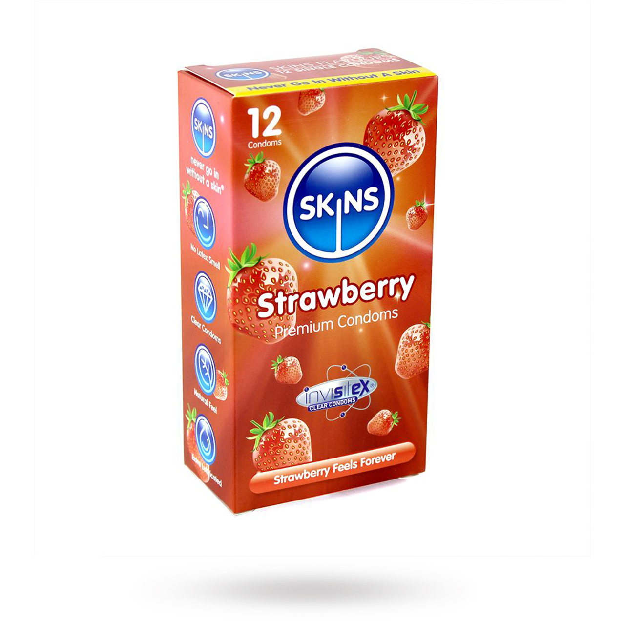 Kondomer med Jordgubbssmak 12-pack