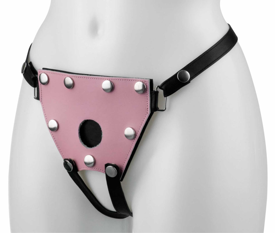 Pink Adjustable Strap-on Harness
