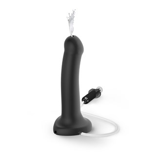 Semi-realistic Cum Dildo Large - Black