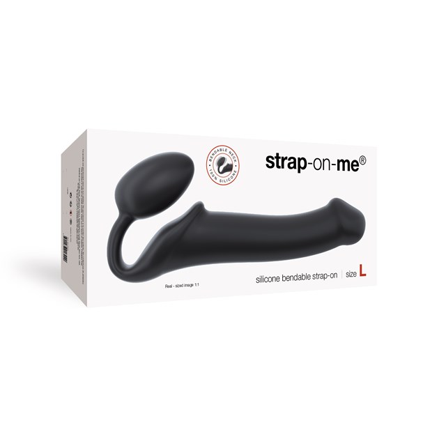 SEMI-REALISTIC BENDABLE STRAP-ON DILDO - Large