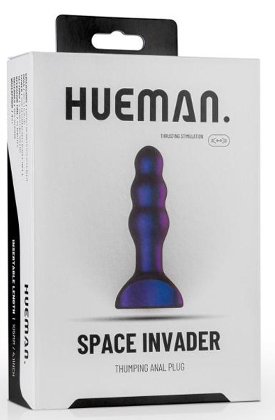 Space Invader Vibrating Butt Plug