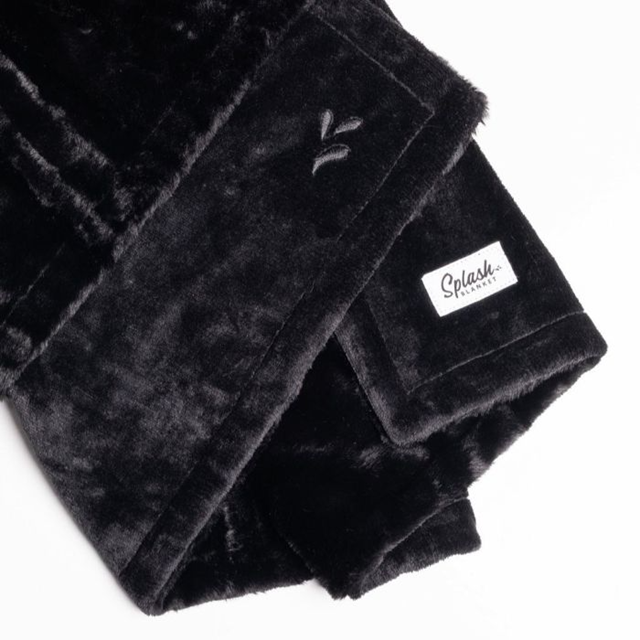 Splash Blanket Furlush (NON bonded) Black Small