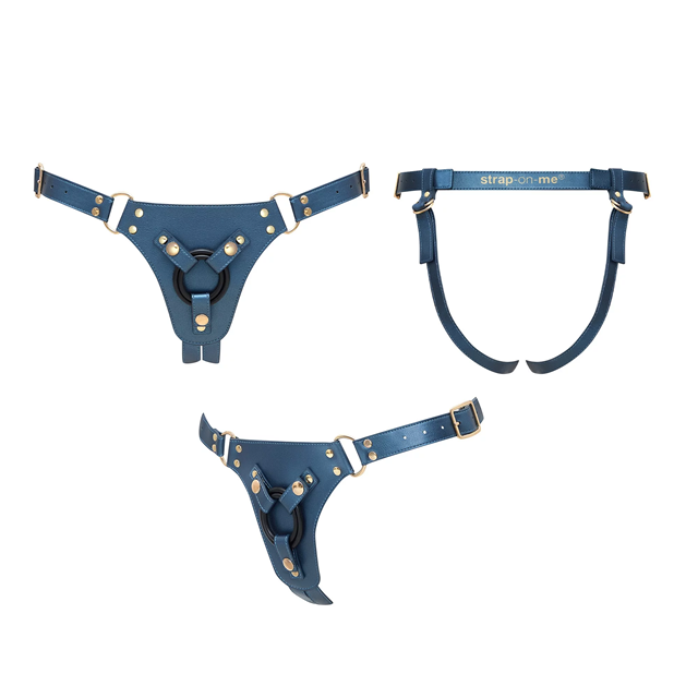 Leatherette Harness Generous - Blue