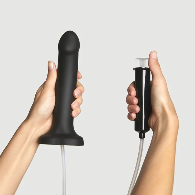 Squirting Dildo Cum Svart - Large