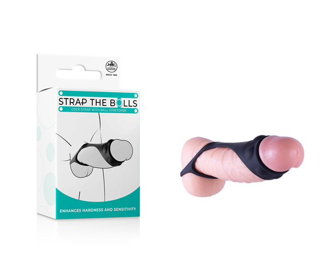 Strap The Balls Cock Strap With Ball Stretcher