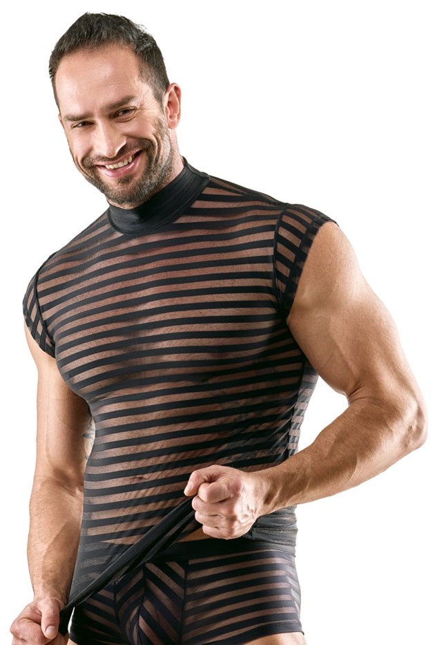 Emphasising Shirt With Horizontal Stripes