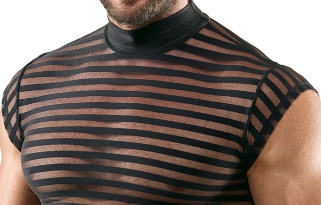 Emphasising Shirt With Horizontal Stripes
