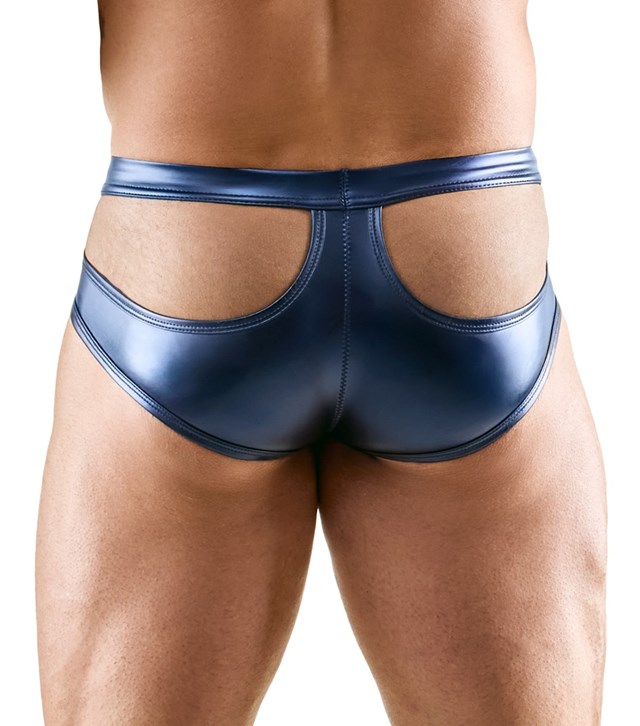 Metallic Matte look Briefs Blue